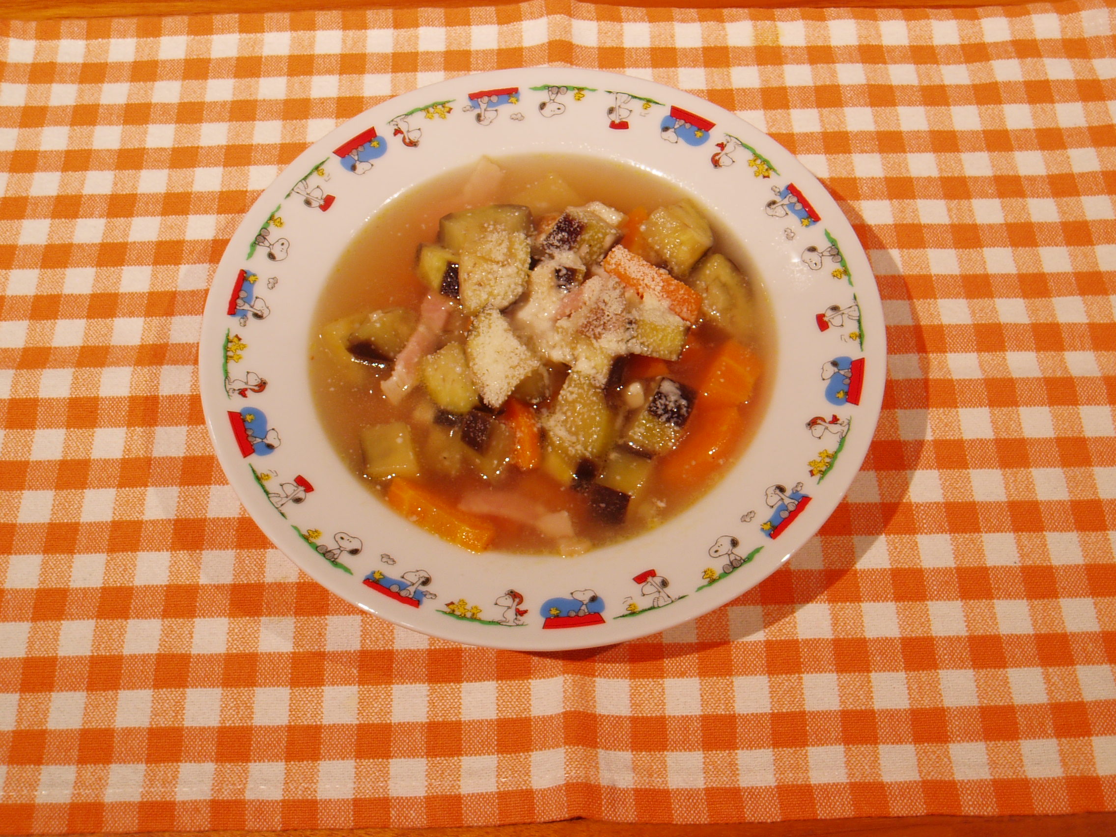 簡単スープも最後の仕上げで驚く美味しさに